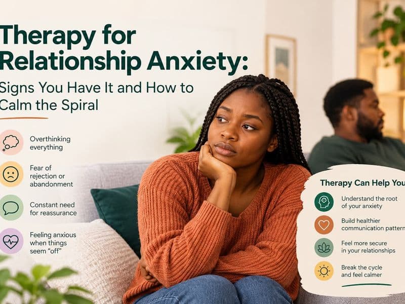 Therapy for Relationship Anxiety: Signs You Have It and How to Calm the Spiral